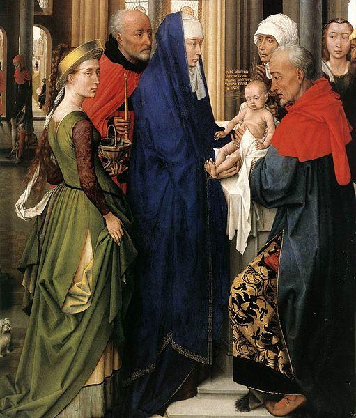 Rogier van der Weyden St Columba Altarpiece oil painting image